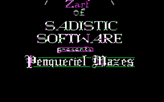 Penqueriel Mazes Title Screen